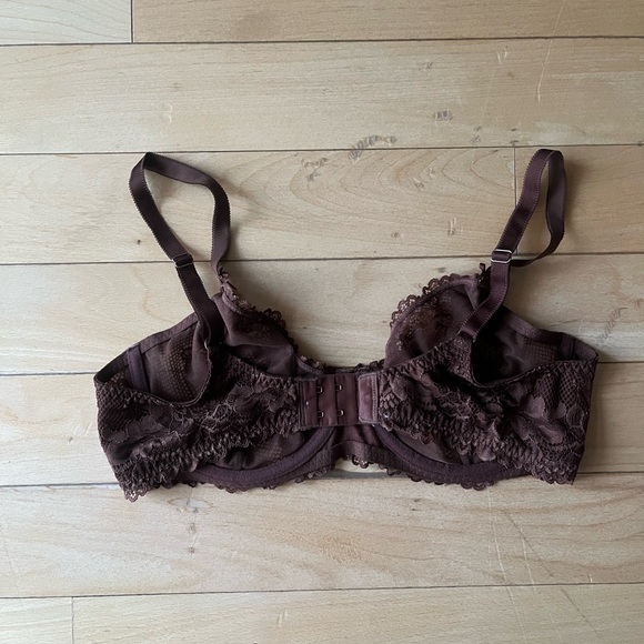 Savage X Fenty Brown Sugar Nude Unlined Demi Bra - Picture 4 of 8